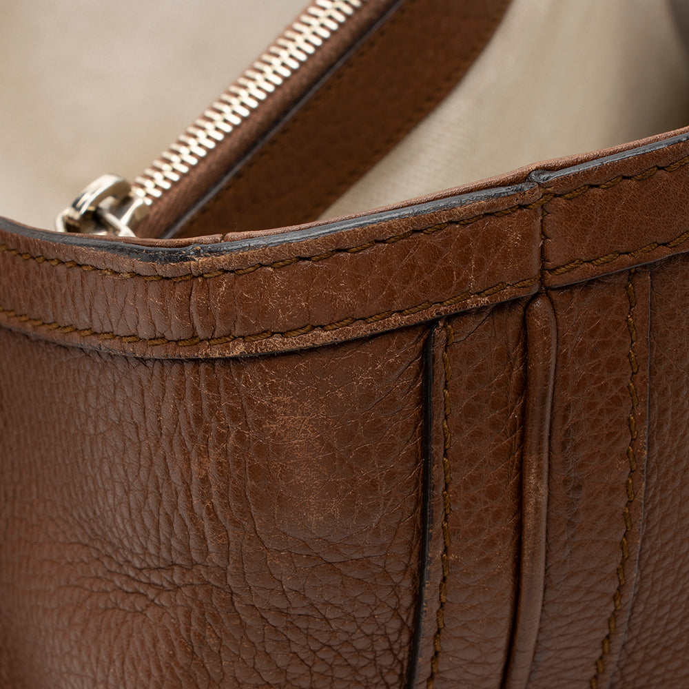 Gucci Leather Bella Medium Tote (SHF-17583)