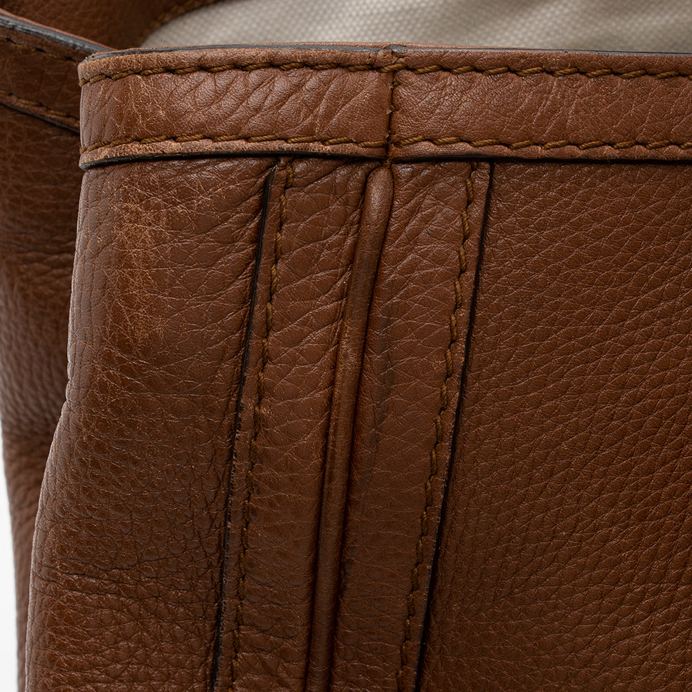 Gucci Leather Bella Medium Tote (SHF-17583)