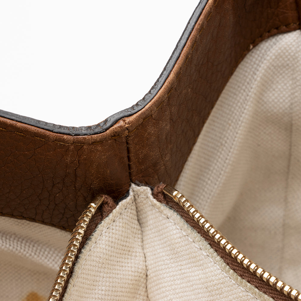 Gucci Leather Bella Medium Tote (SHF-17583)