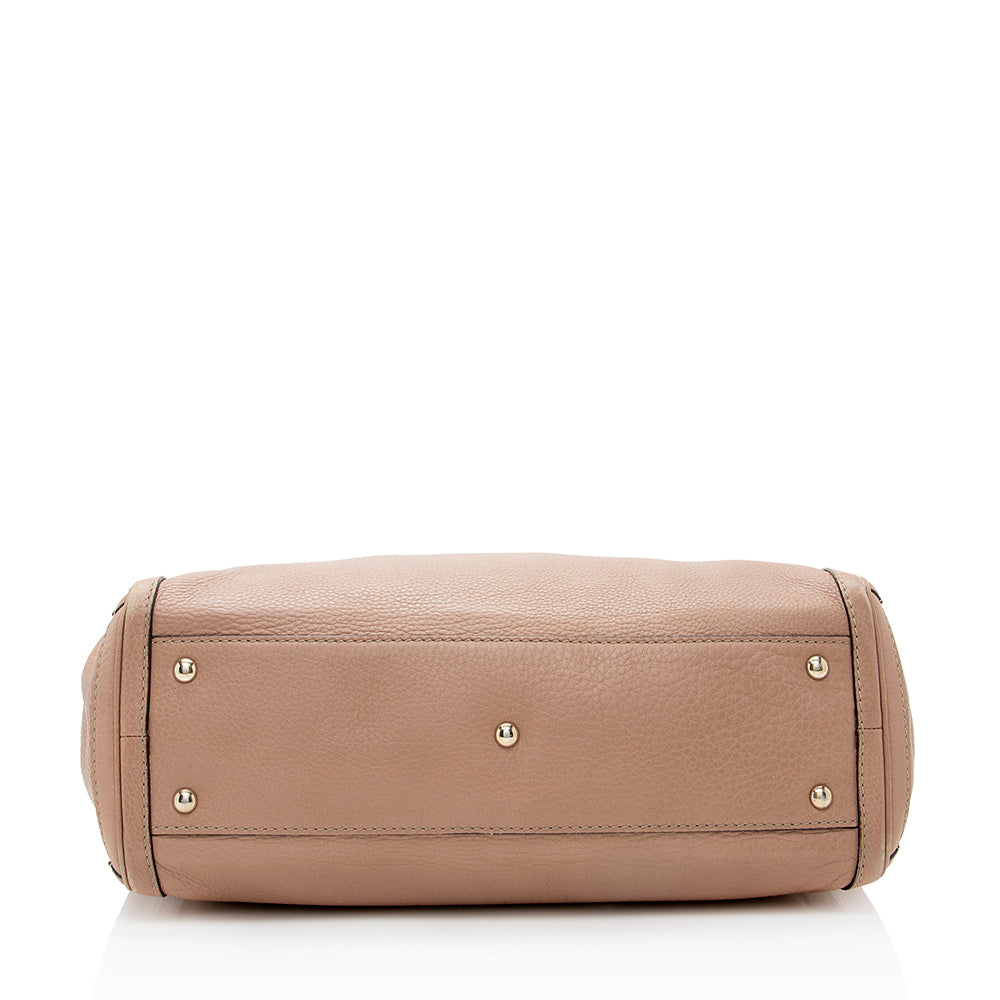 Gucci Leather Bella Medium Tote (SHF-19643)