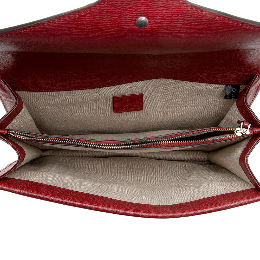 Gucci Leather Blooms Dionysus Medium Shoulder Bag (SHF-22041)