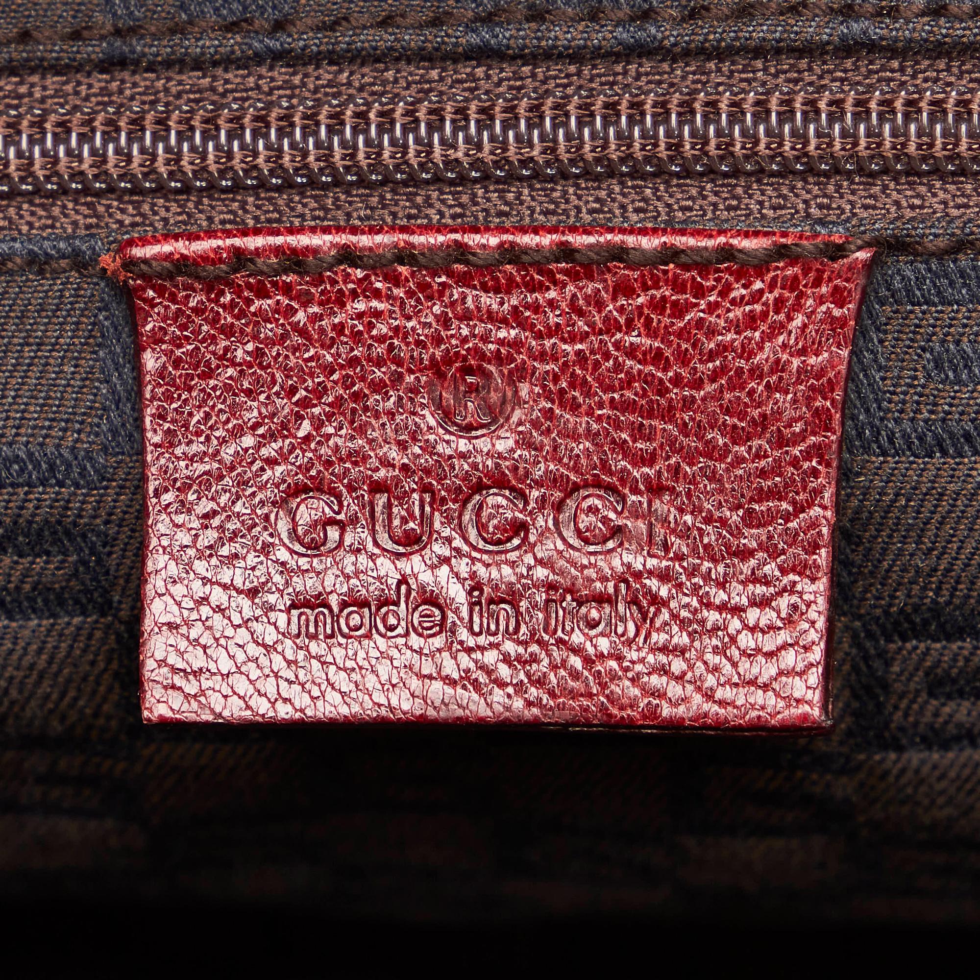 Gucci Leather Boston Bag (SHG-36165)