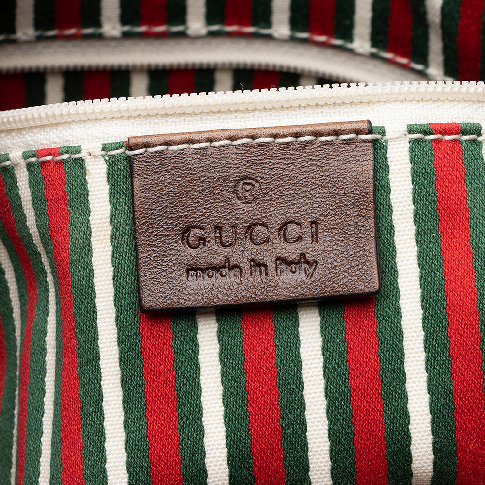 Gucci Leather Britt Medium Hobo (SHF-18653)