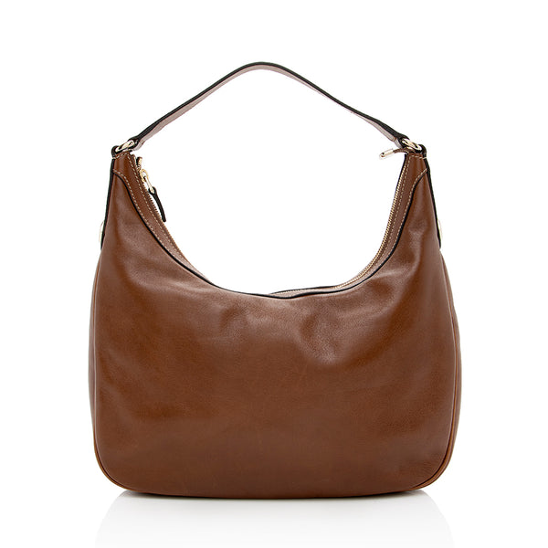 Gucci Leather Charmy Small Hobo - FINAL SALE (SHF-16585)
