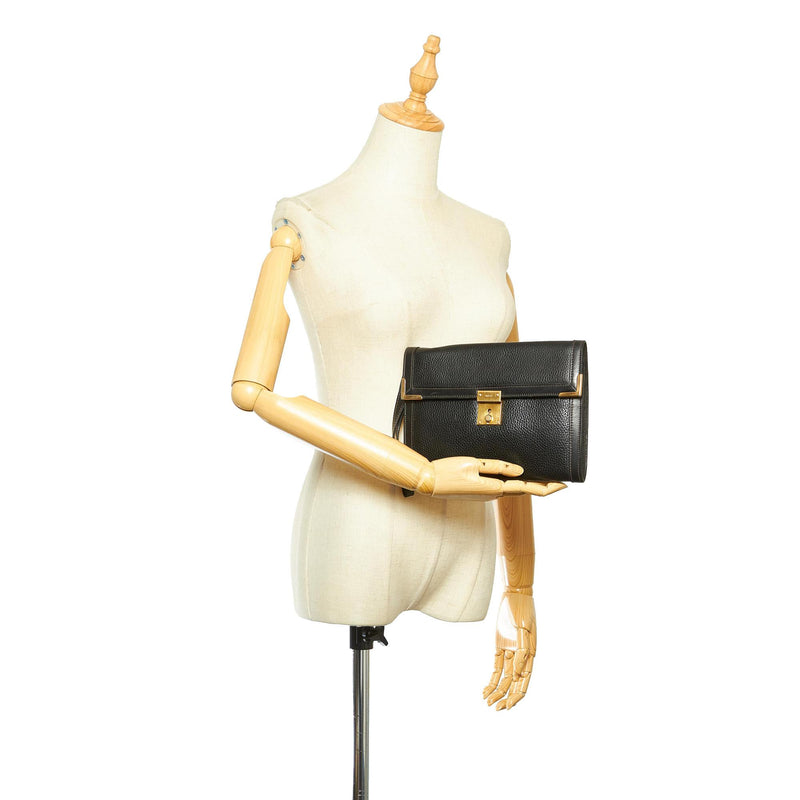 Gucci Leather Clutch Bag (SHG-17581)