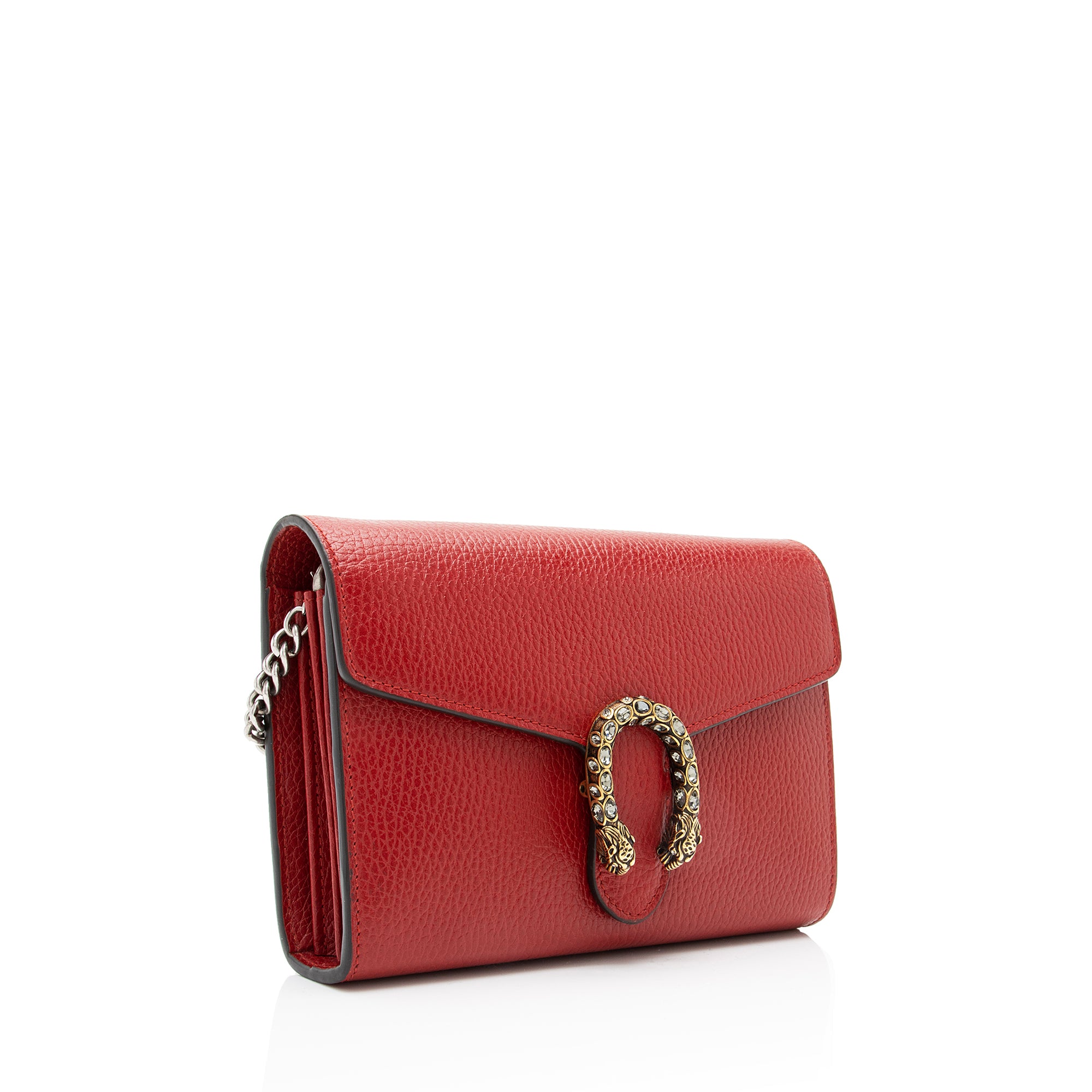 Gucci Leather Dionysus Chain Wallet (SHF-23049)