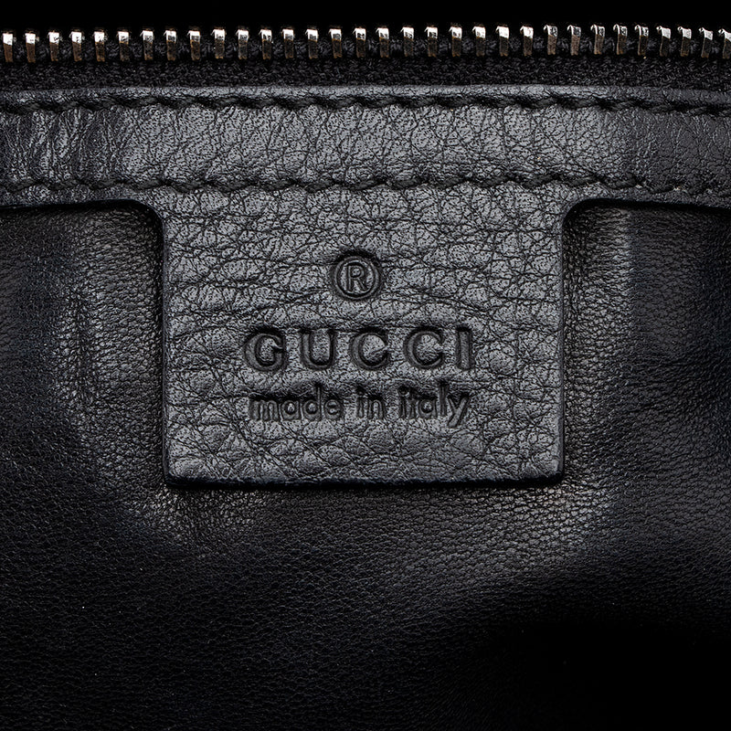 Gucci Leather Icon Bit Tote (SHF-15968)