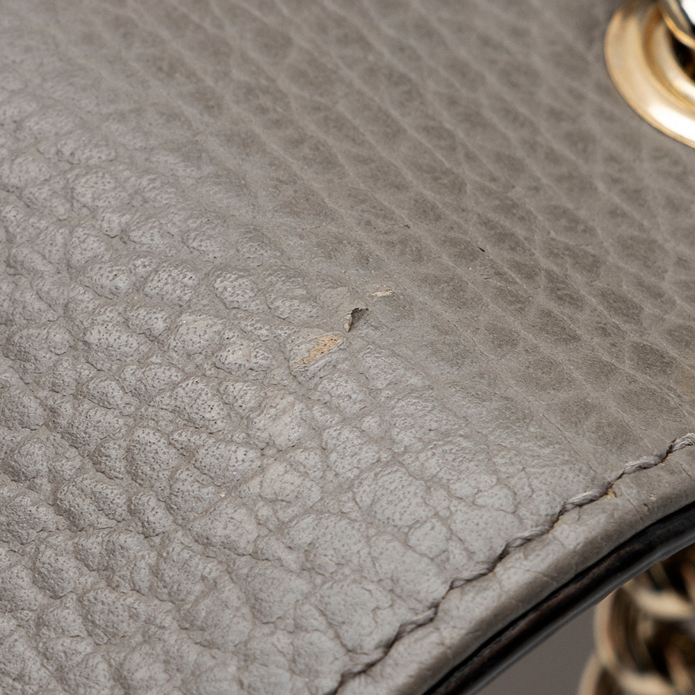 Gucci Leather Interlocking G Small Shoulder Bag (SHF-22527)