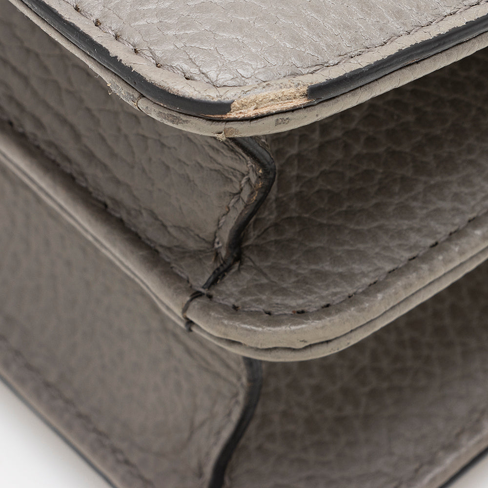 Gucci Leather Interlocking G Small Shoulder Bag (SHF-22527)