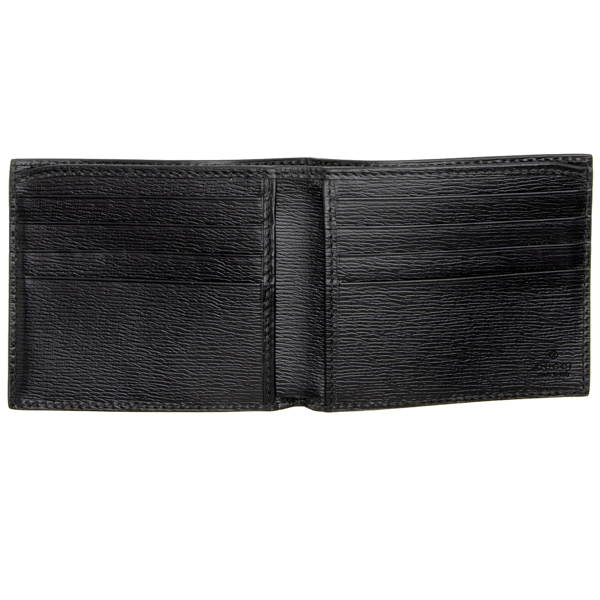 Gucci Leather Kingsnake Bi-Fold Wallet (SHF-22956)