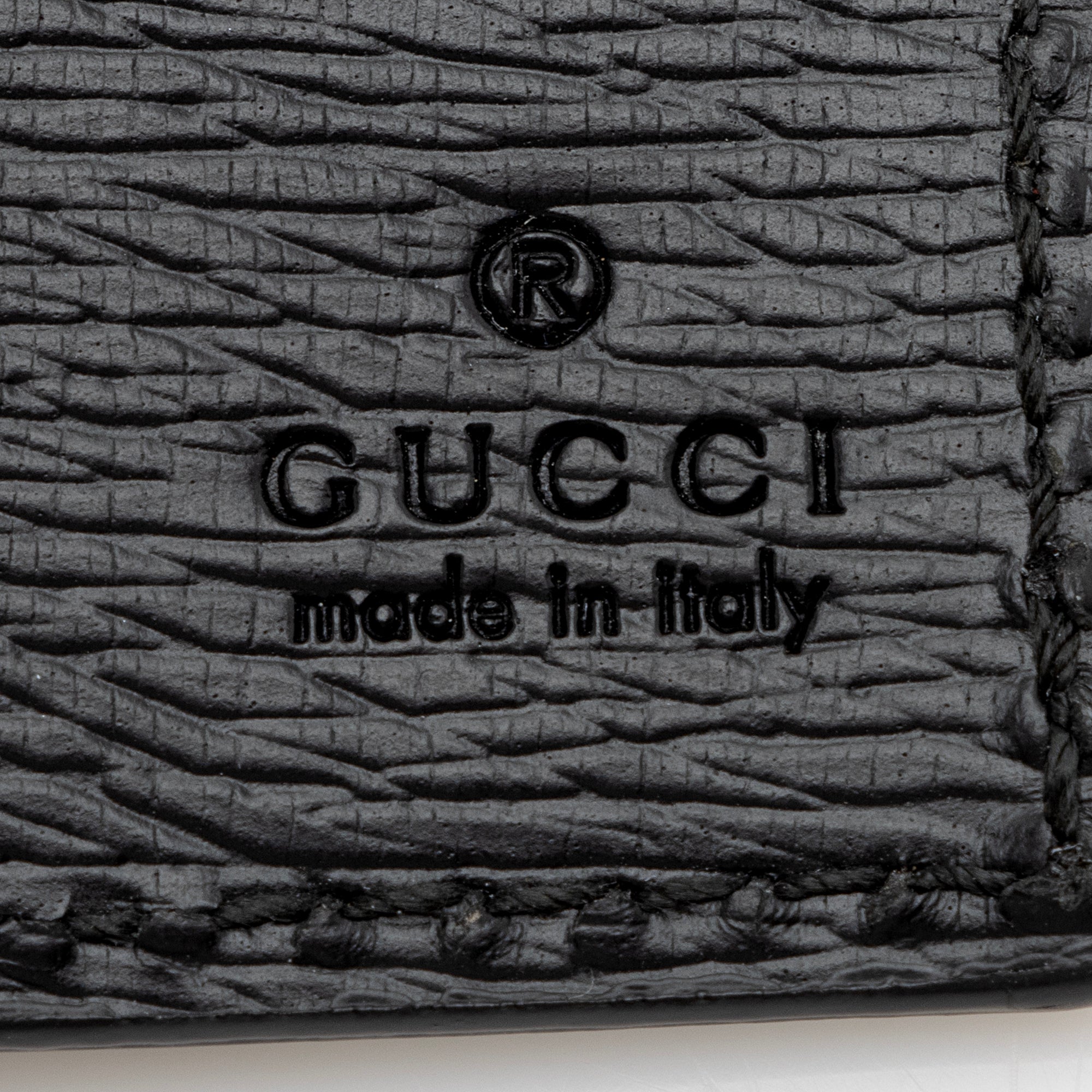 Gucci Leather Kingsnake Bi-Fold Wallet (SHF-22956)