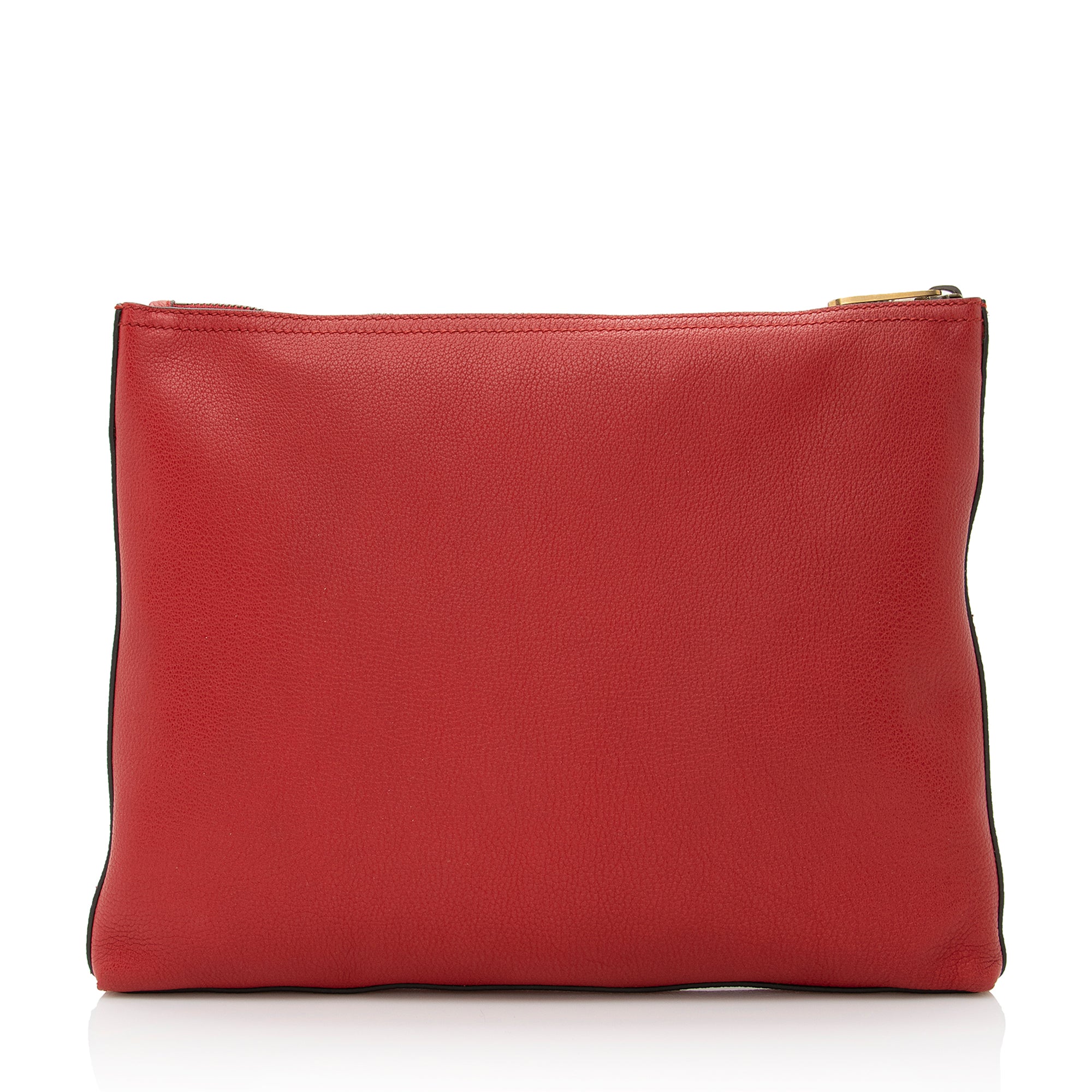 Gucci Leather Logo Zip Pouch (SHF-22192)