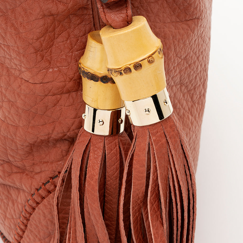 Gucci Leather New Jackie Shoulder Bag (SHF-19862)