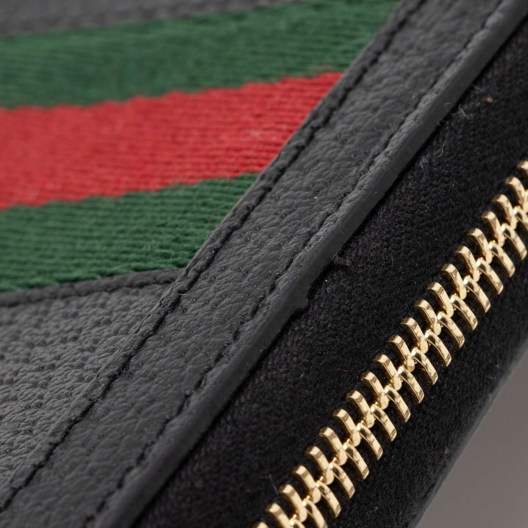 Gucci Leather Ophidia Zip Around Wallet (SHF-22953)