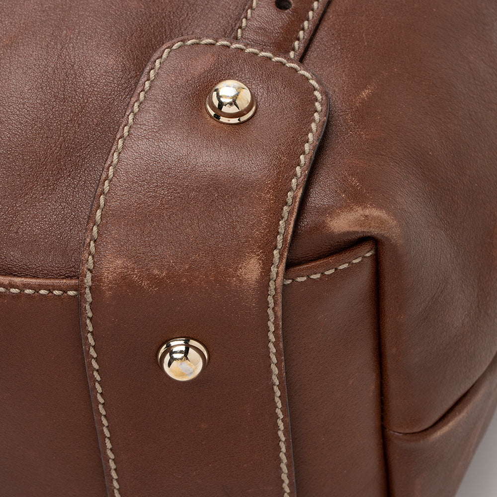 Gucci Leather Pelham Medium Shoulder Bag (SHF-17582)