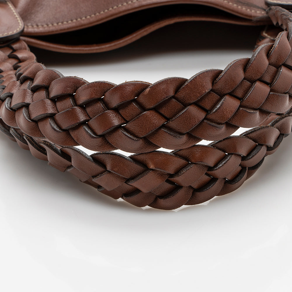 Gucci Leather Pelham Medium Shoulder Bag (SHF-17582)