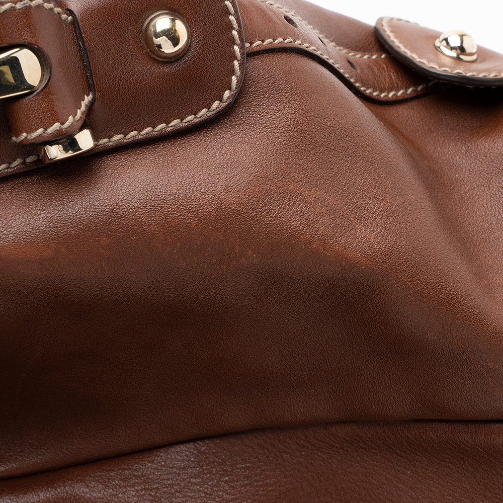 Gucci Leather Pelham Medium Shoulder Bag (SHF-17582)