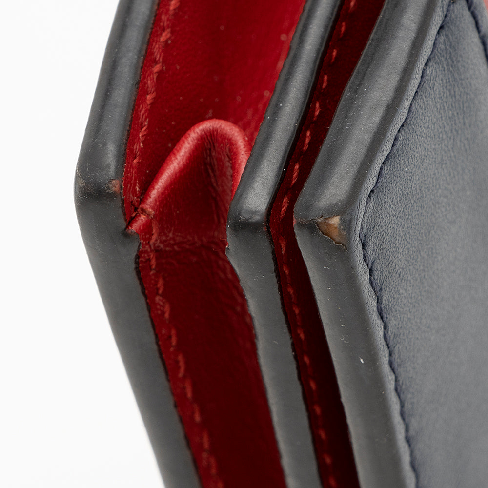 Gucci Leather Queen Margaret Card Case (SHF-19661)