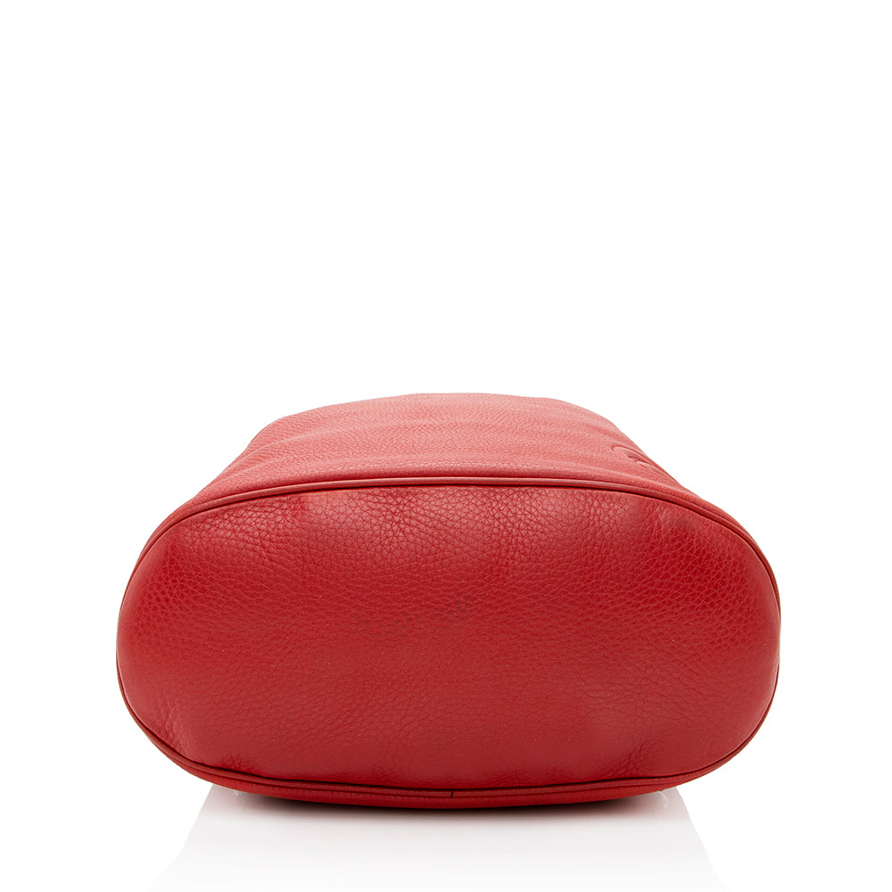 Gucci Leather Soho Drawstring Backpack (SHF-19672)