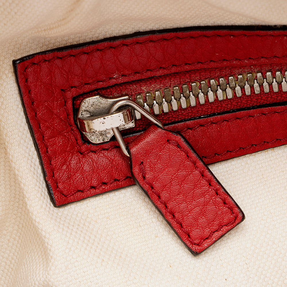 Gucci Leather Soho Drawstring Backpack (SHF-19672)