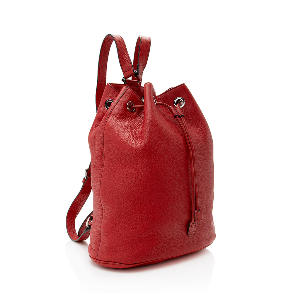 Gucci Leather Soho Drawstring Backpack (SHF-19672)