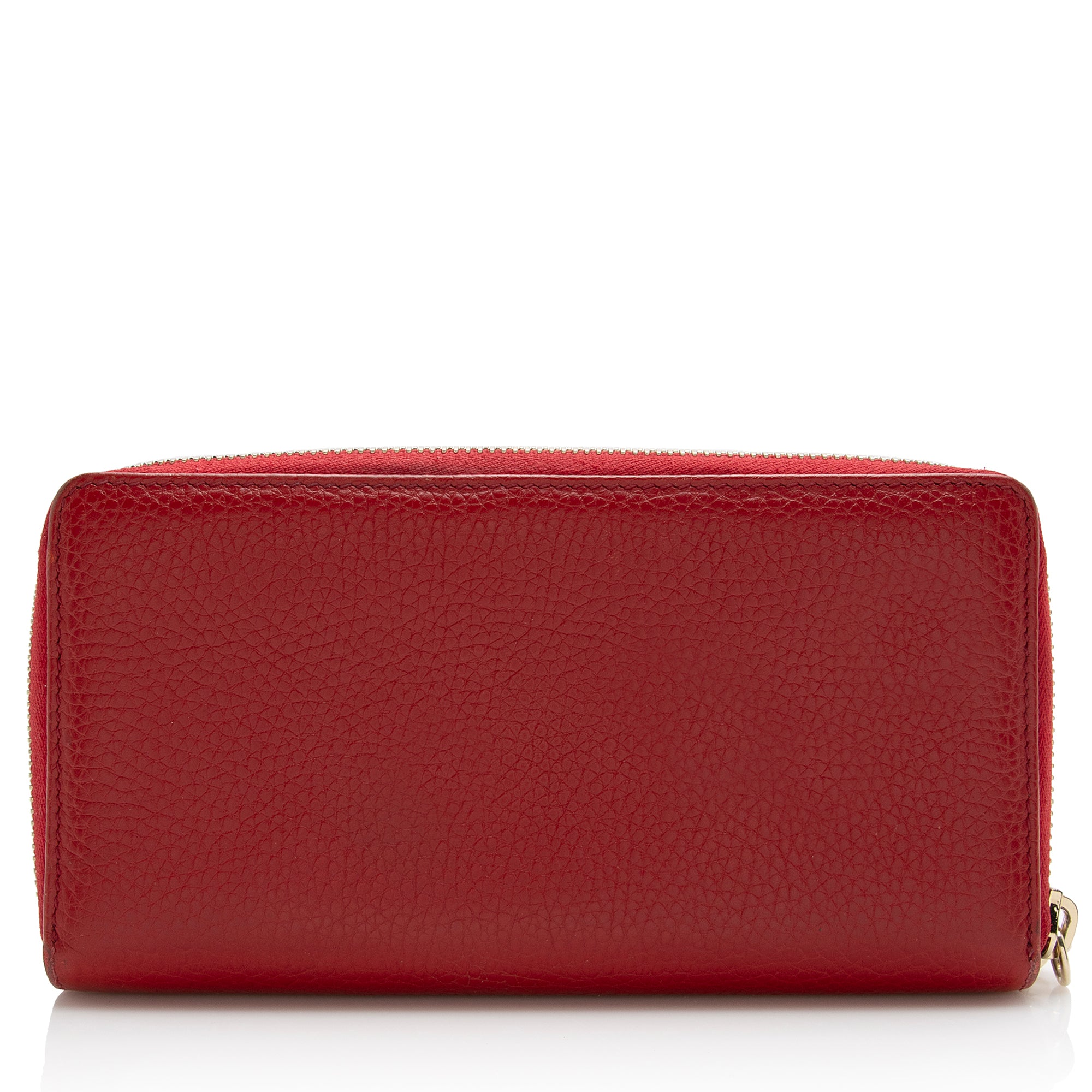 Gucci Leather Soho Zip Around Wallet (SHF-22236)