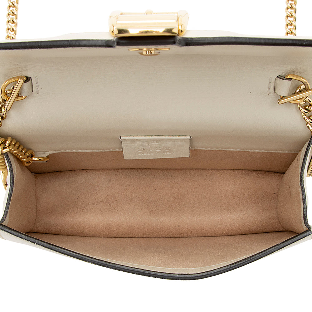 Gucci Leather Sylvie Super Mini Bag (SHF-19428)