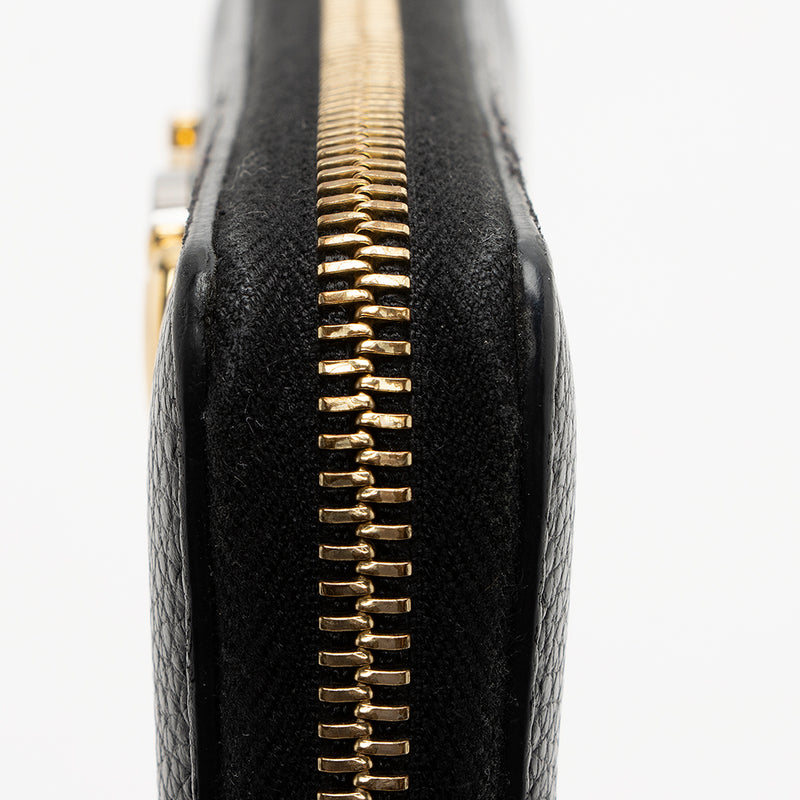 Gucci Leather Zumi Zip Wallet - FINAL SALE (SHF-15794)
