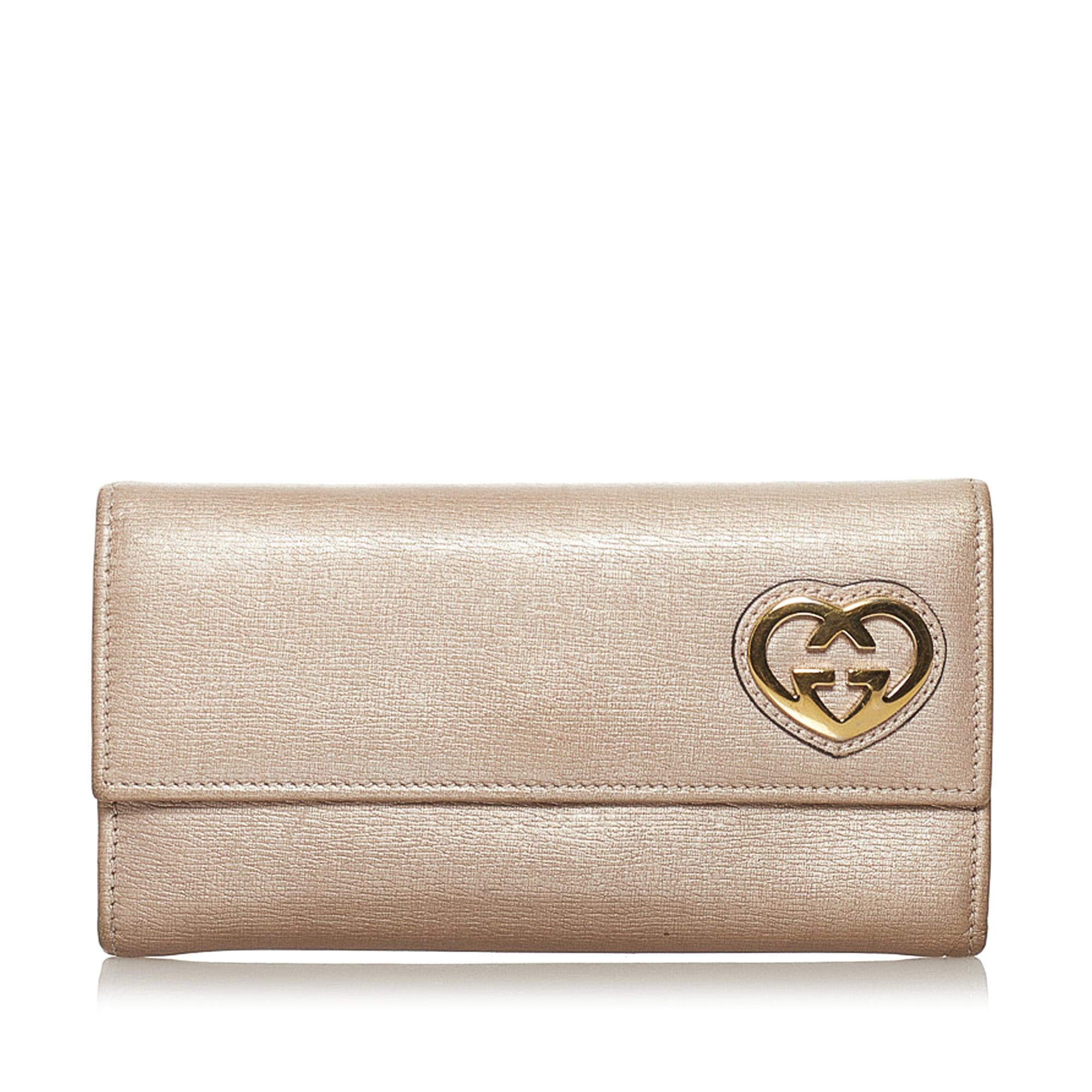 Gucci Lovely Leather Long Wallet (SHG-32706)