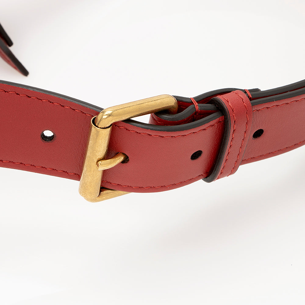 Gucci Matelasse Leather GG Marmont Belt Bag - Size 34 / 85 (SHF-20272)