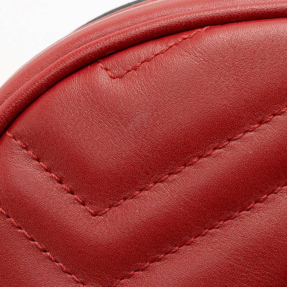 Gucci Matelasse Leather GG Marmont Belt Bag - Size 34 / 85 (SHF-20272)