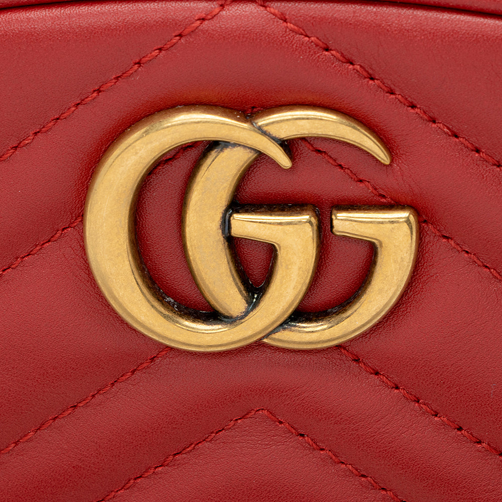 Gucci Matelasse Leather GG Marmont Belt Bag - Size 34 / 85 (SHF-20272)