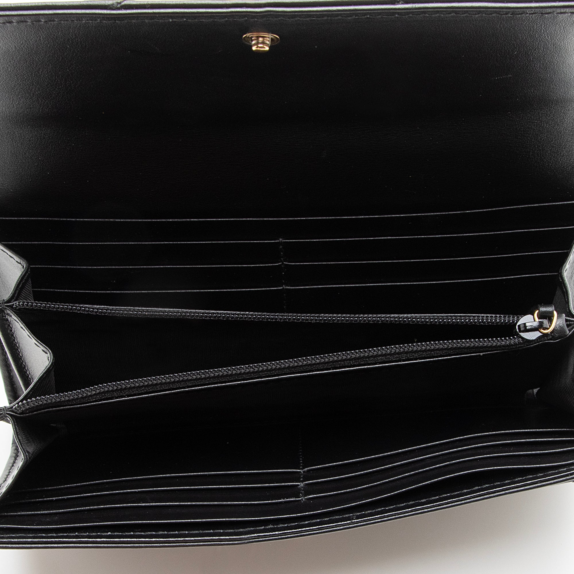 Gucci Matelasse Leather GG Marmont Continental Wallet (SHF-22692)