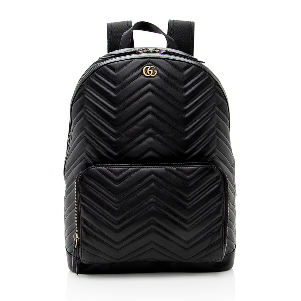 Gucci Matelasse Leather GG Marmont Day Backpack (SHF-19679)