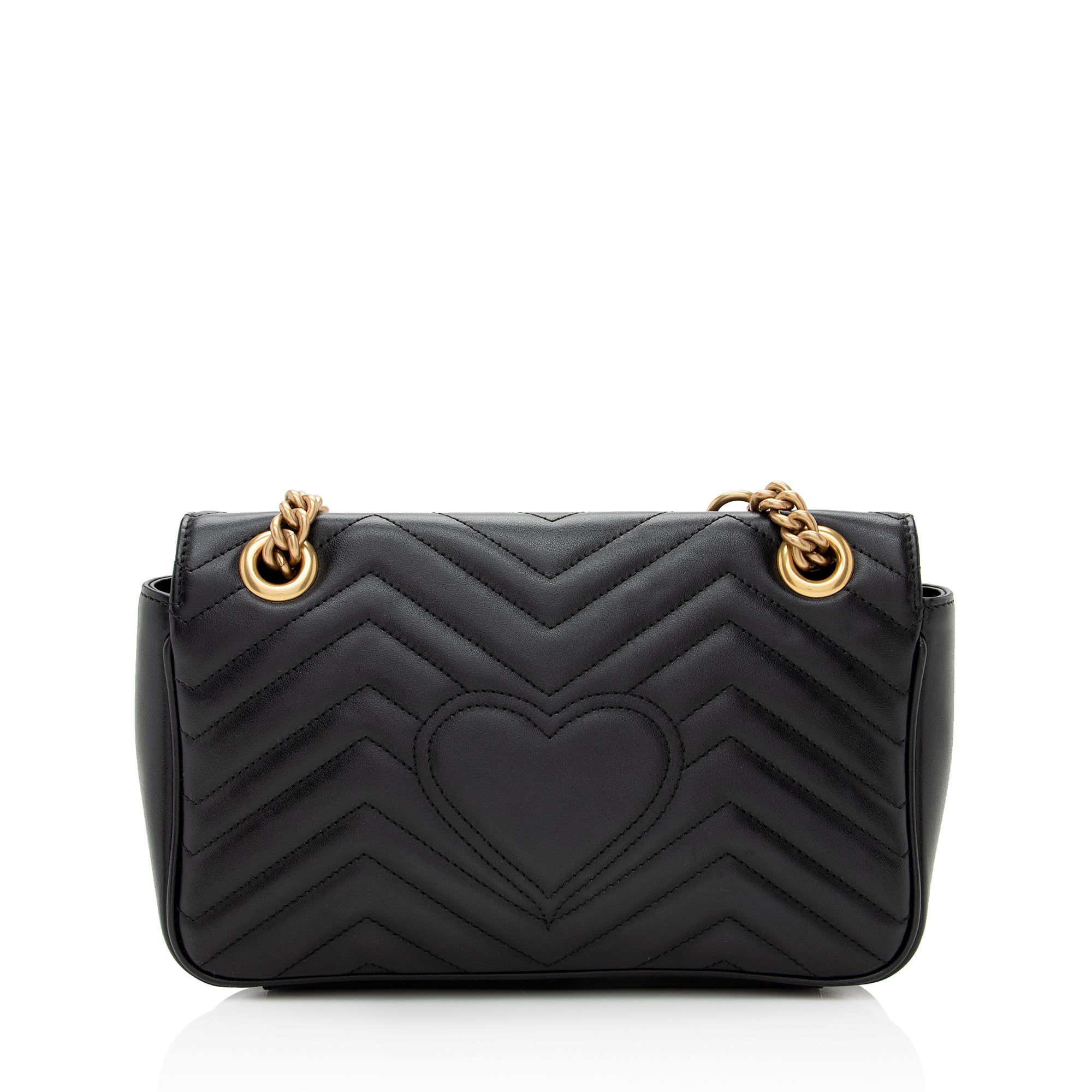 Gucci Matelasse Leather GG Marmont Small Bag (SHF-22300)