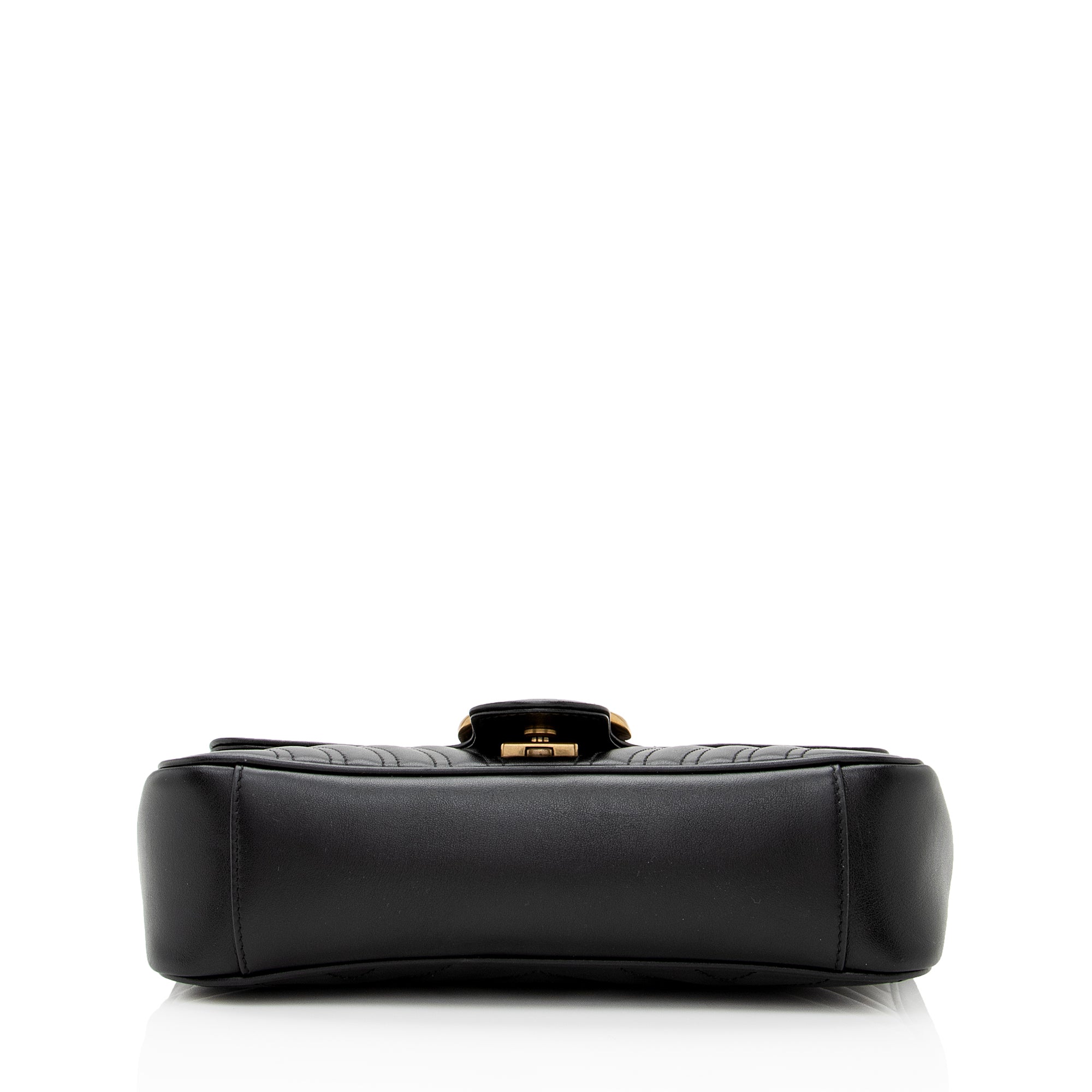 Gucci Matelasse Leather GG Marmont Small Bag (SHF-22300)