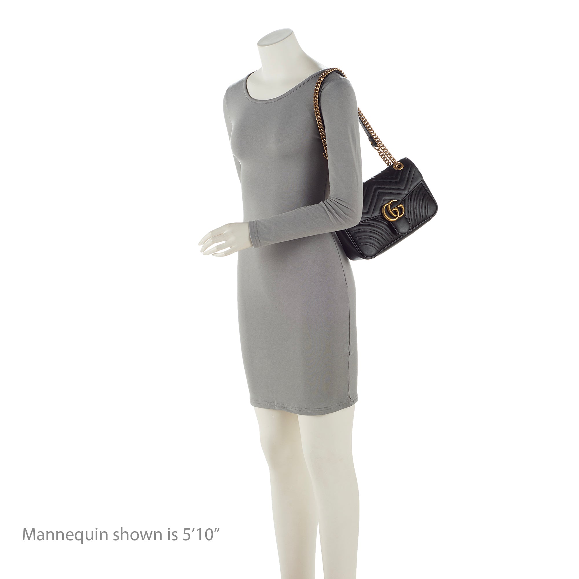 Gucci Matelasse Leather GG Marmont Small Bag (SHF-22300)