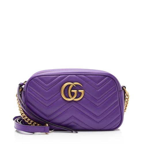 Gucci Matelasse Leather GG Marmont Small Shoulder Bag (SHF-cwCJHo)