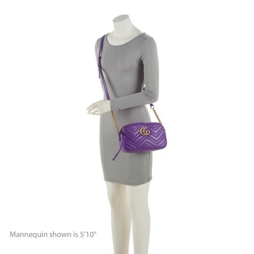 Gucci Matelasse Leather GG Marmont Small Shoulder Bag (SHF-cwCJHo)