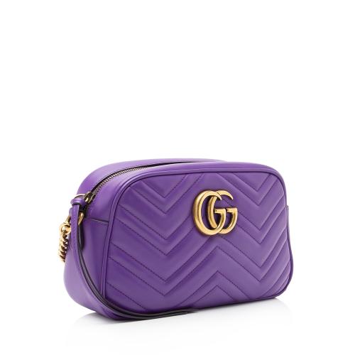 Gucci Matelasse Leather GG Marmont Small Shoulder Bag (SHF-cwCJHo)
