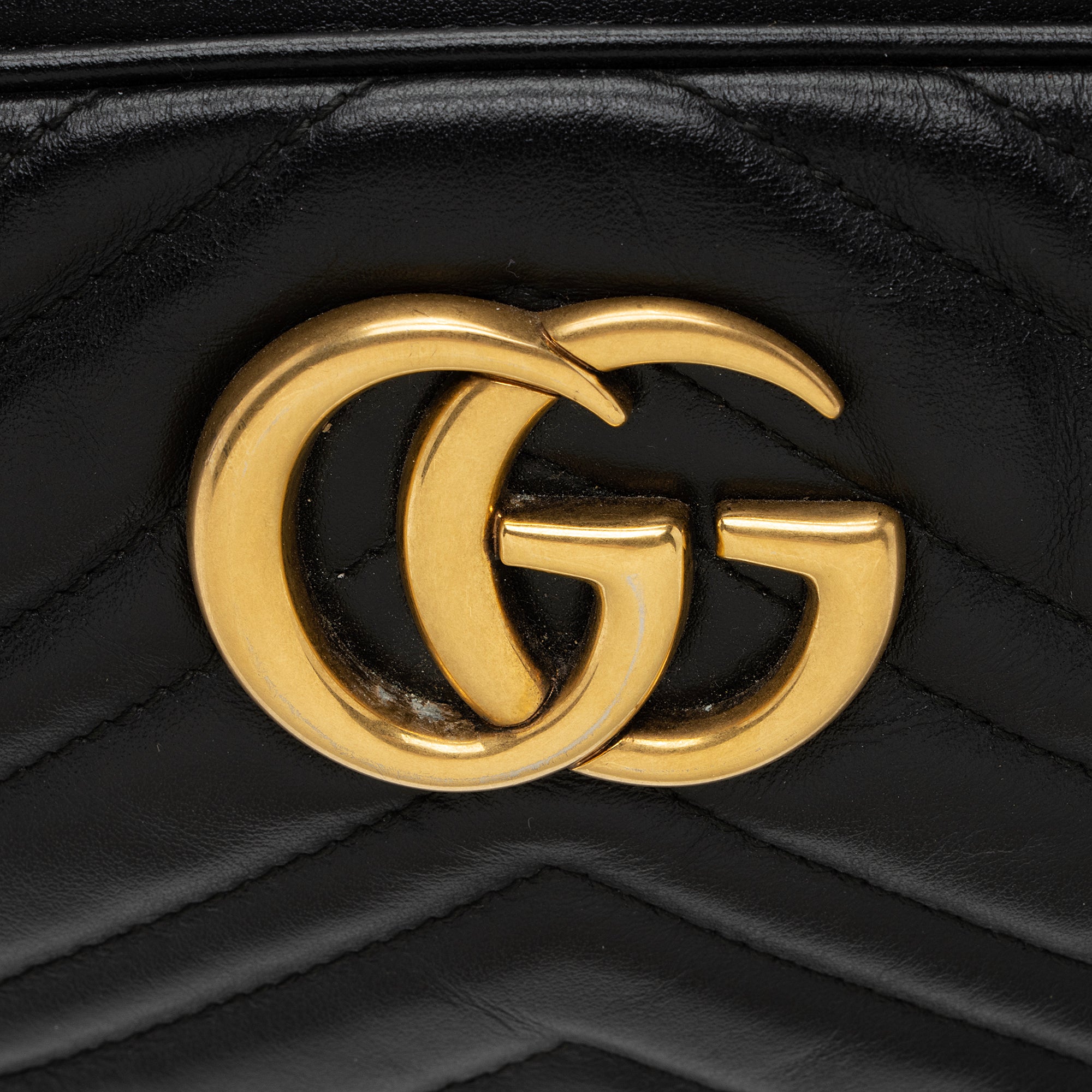 Gucci Matelasse Leather GG Marmont Small Shoulder Bag (SHF-I0ITnn)