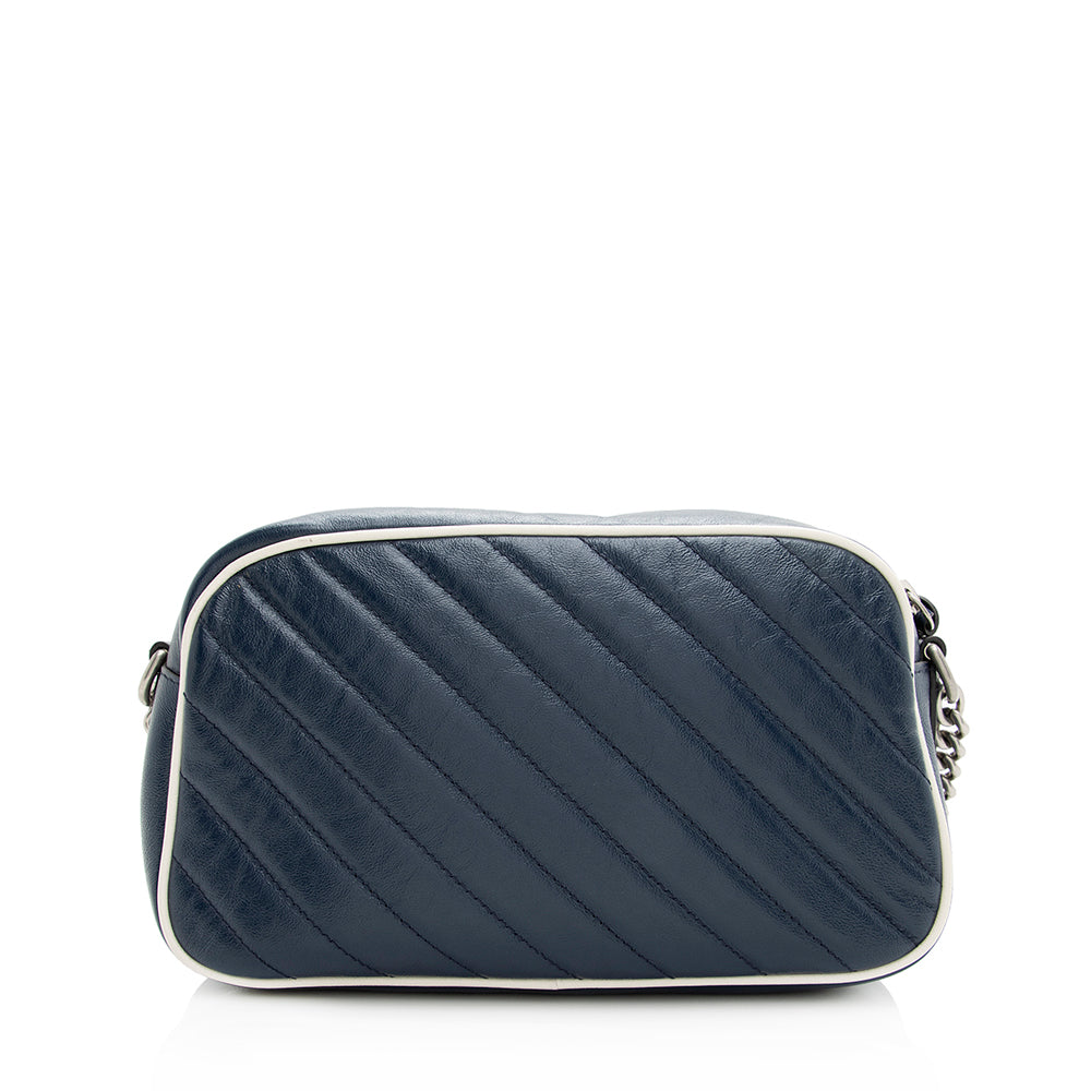 Gucci Matelasse Leather GG Marmont Small Torchon Shoulder Bag (SHF-20116)