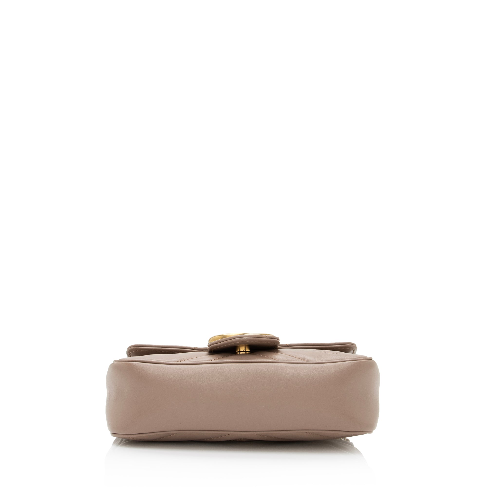 Gucci Matelasse Leather GG Marmont Super Mini Bag (SHF-gHEKBW)