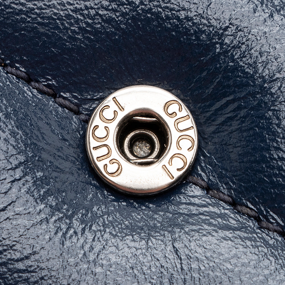 Gucci Matelasse Leather Torchon GG Marmont Mini Chain Bag (SHF-20671)