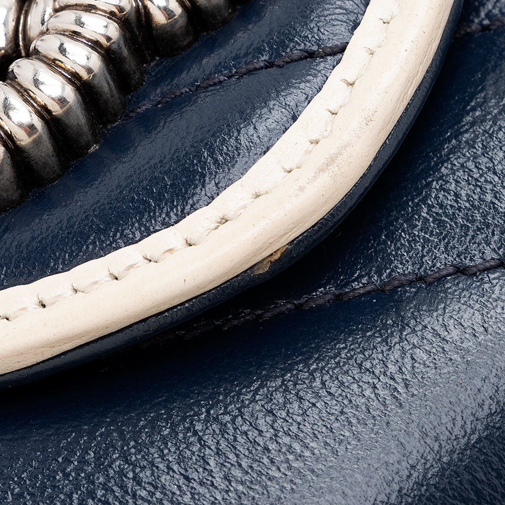 Gucci Matelasse Leather Torchon GG Marmont Mini Chain Bag (SHF-20671)