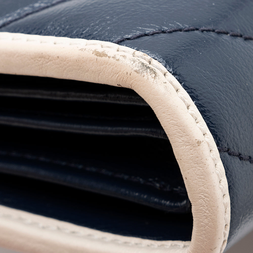 Gucci Matelasse Leather Torchon GG Marmont Mini Chain Bag (SHF-20671)