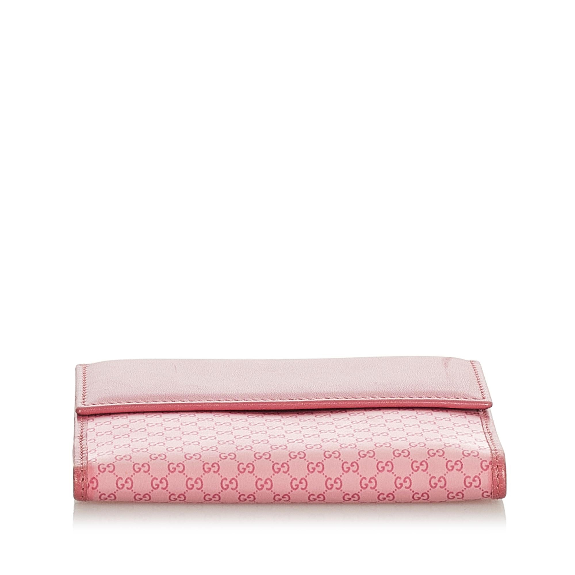 Gucci Micro GG Canvas Small Wallet (SHG-25665)