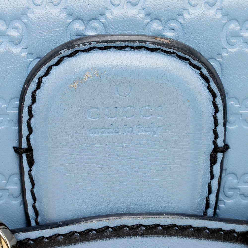 Gucci Microguccissima Leather Emily Mini Shoulder Bag (SHF-15811)