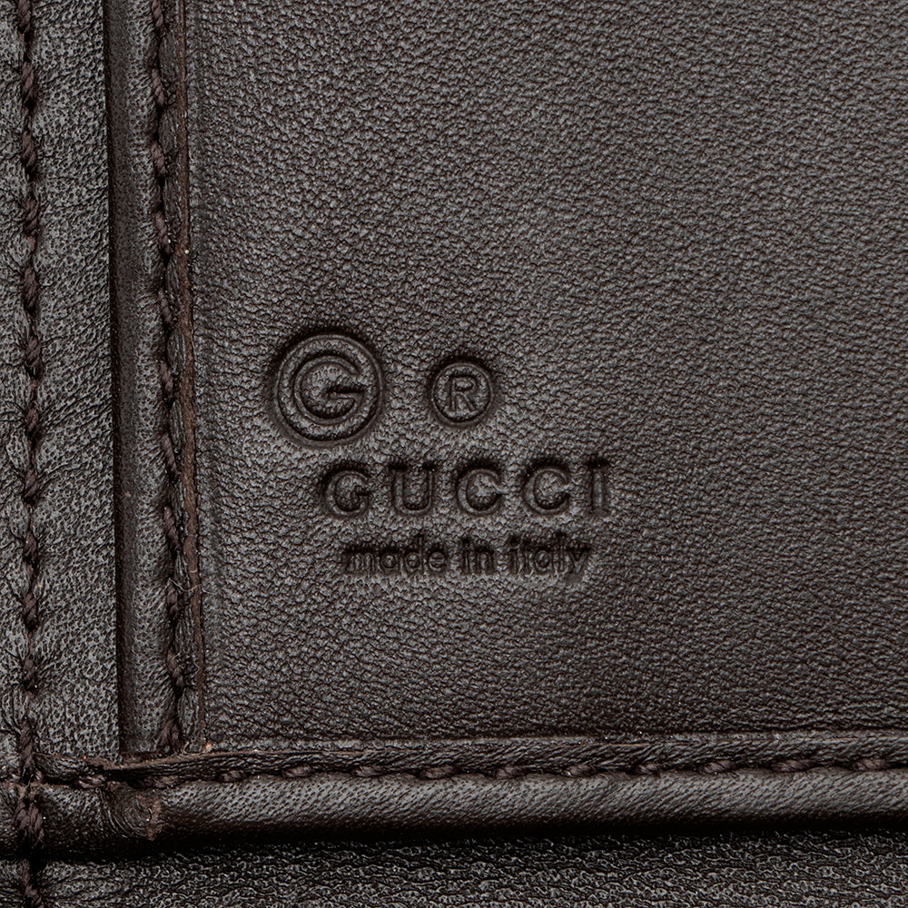 Gucci Microguccissima Leather Zip Around Large Organizer Wallet (SHF-20276)