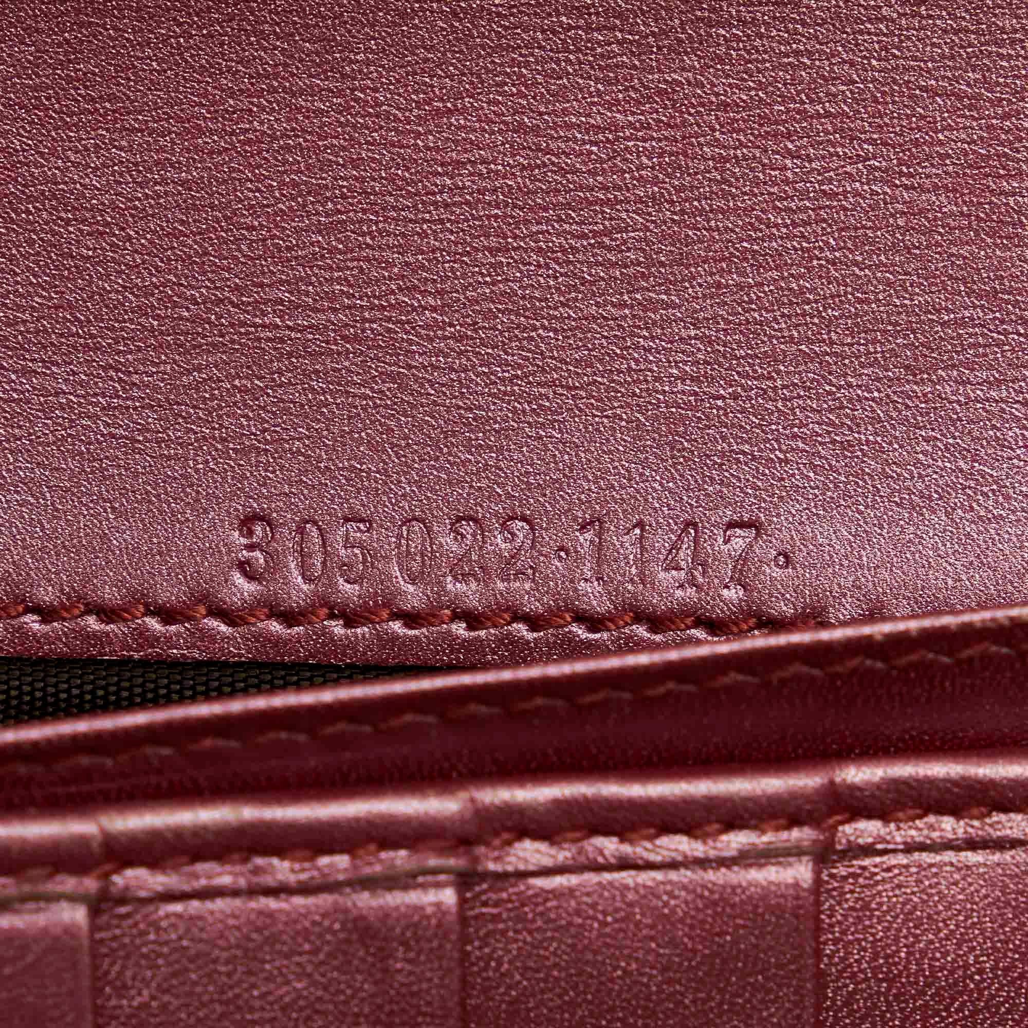 Gucci Microguccissima Patent Leather Long Wallet (SHG-22201)